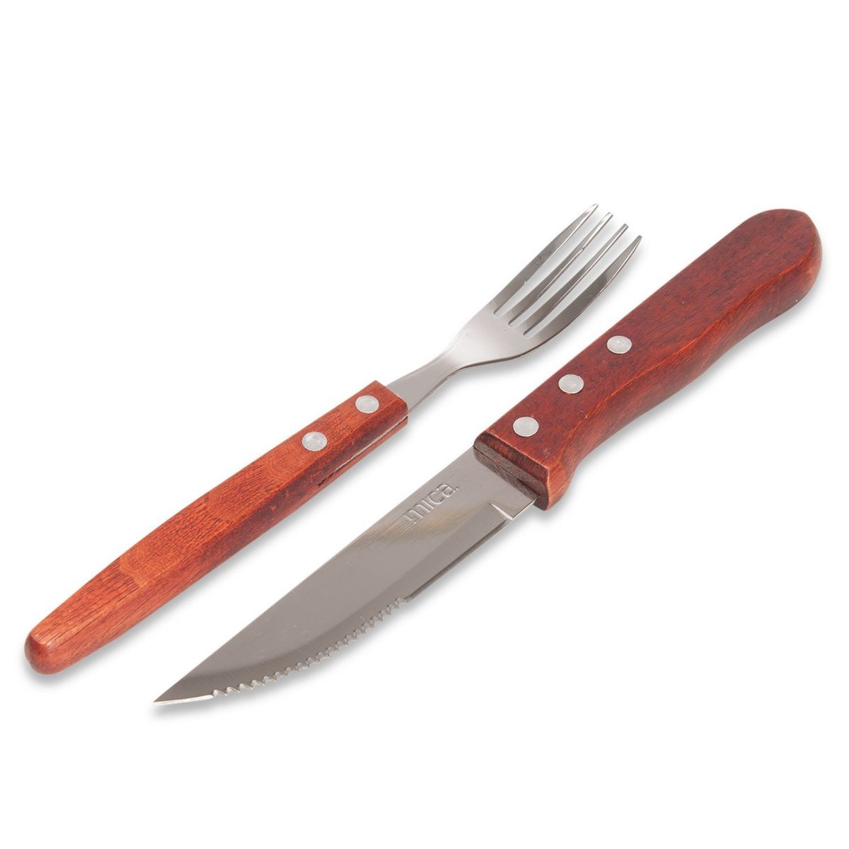 MICA - Juego de Cubiertos 12 Piezas de madera