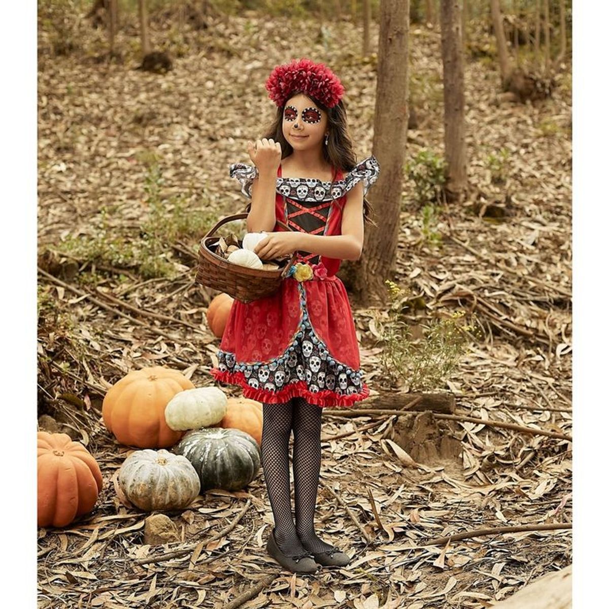YAMP - Disfraz para niña Catrina Yamp