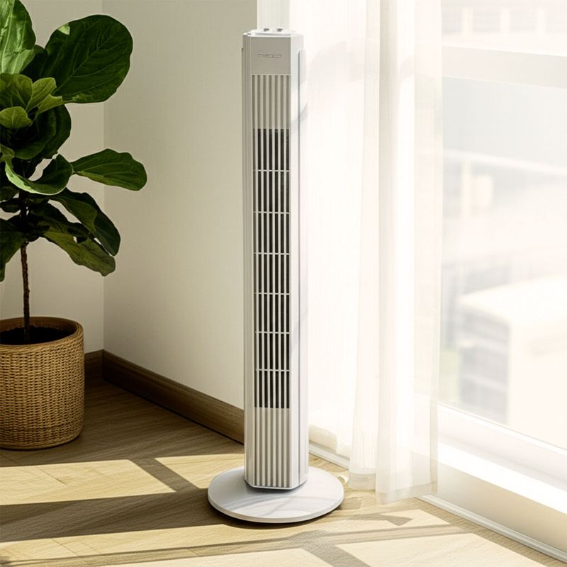RECCO - Ventilador de Piso FZ30-48YT Blanco
