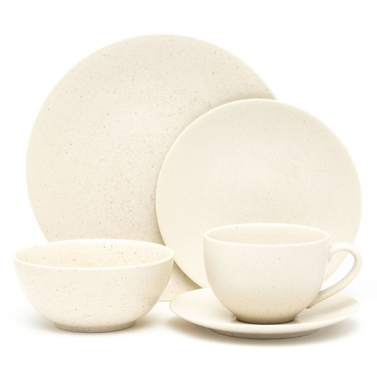 BASEMENT HOME - Juego de Vajilla Basement Home 6 Puestos Gres Beige