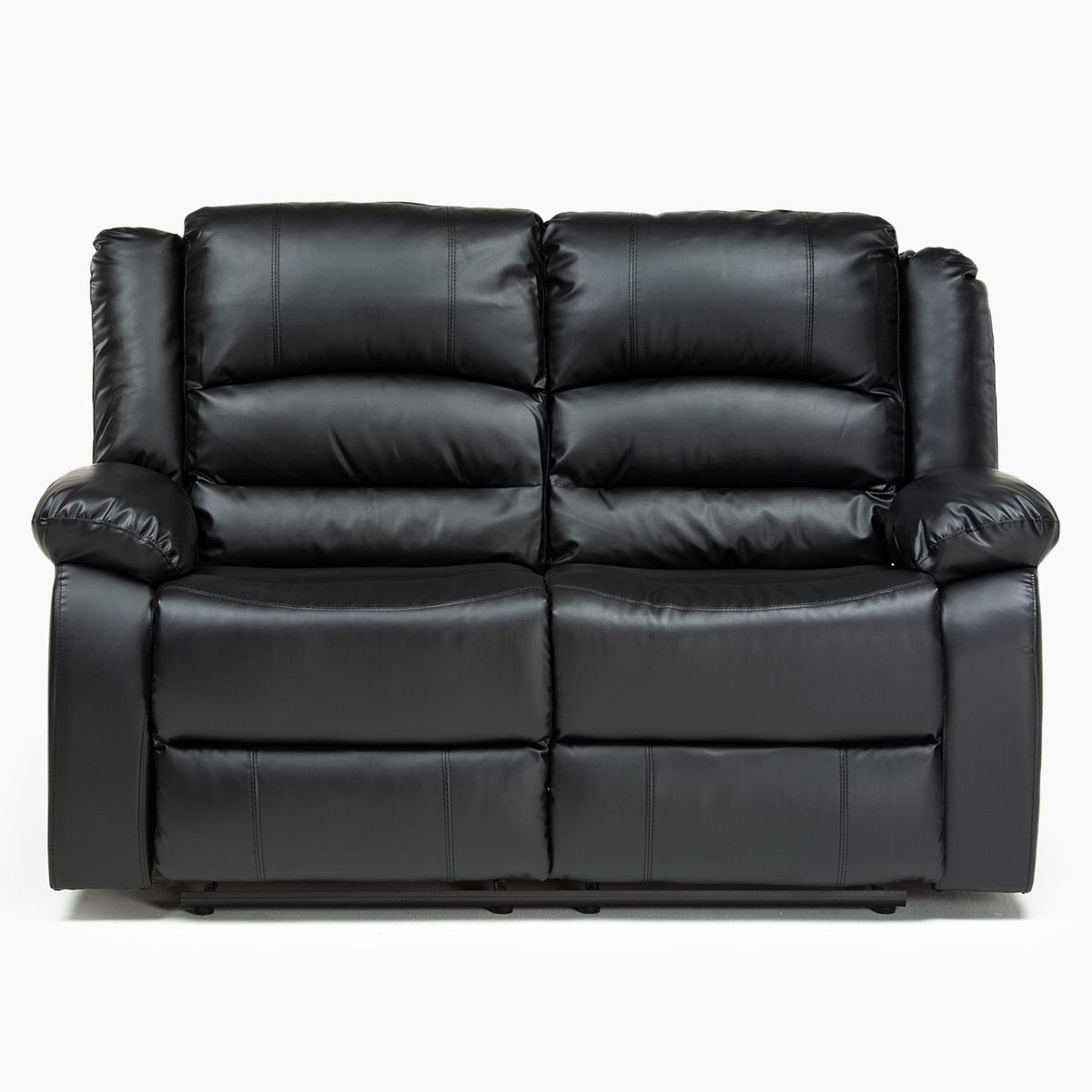 MICA - Sofá Reclinable Moderno 2 Puestos en Cuerina Mecánico Phuket 157 x 55 x 102 cm Mica