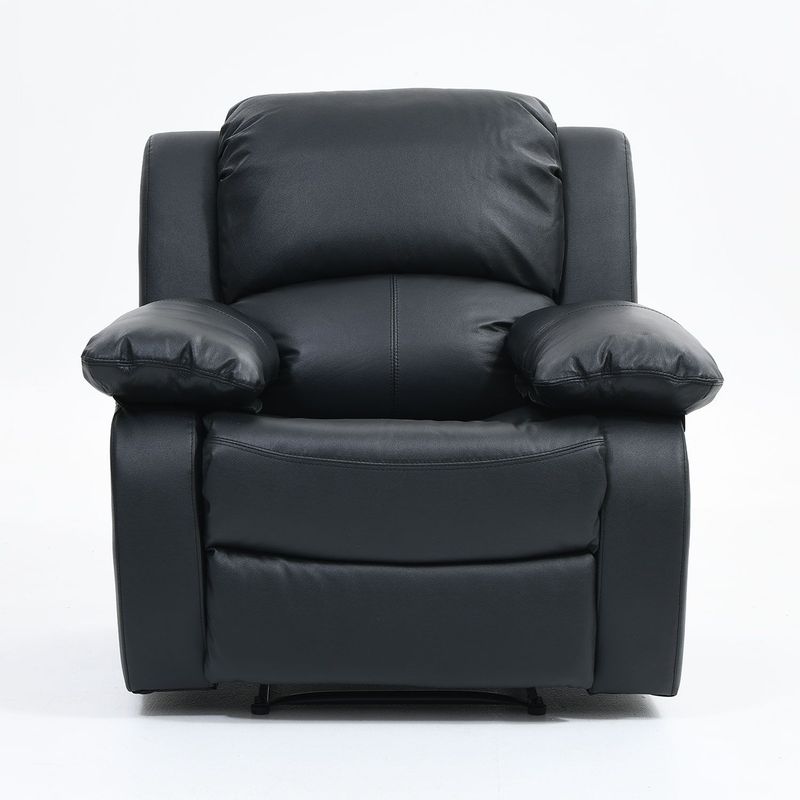 BASEMENT HOME - Silla Reclinable Moderna 1 Puesto en Cuero Mecánica Lucas 97 X 98 X 97 cm Roberta Allen