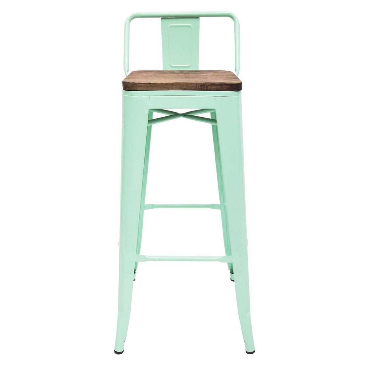 MICA - Mica Silla de Bar Alton con Respaldo - Mueble