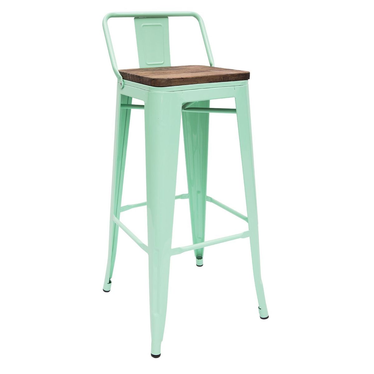 MICA - Mica Silla de Bar Alton con Respaldo - Mueble