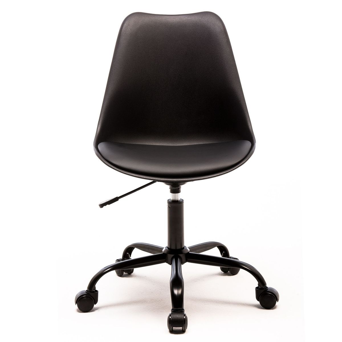 BASEMENT HOME - Silla de Escritorio Cuerina Ajustable Minerva sin Brazos - Mueble