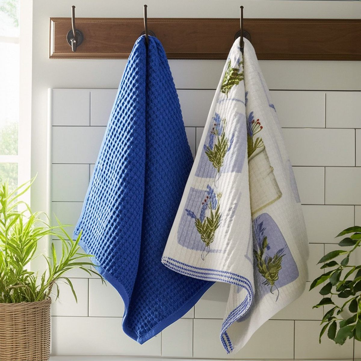 MICA - Set x2 Paños de Cocina Algodón 55 x 40 cm