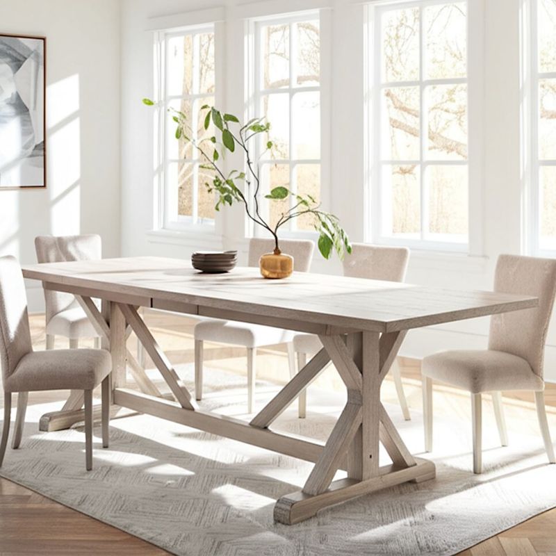 MICA - Mesa de Comedor para Exterior en Madera para 6 Puestos, Kubu 111 x 206.5 x 76 cm Mica  - 0% Interés a 3, 6 o 12 Cuotas Pagando con tu CMR Banco Falabella
