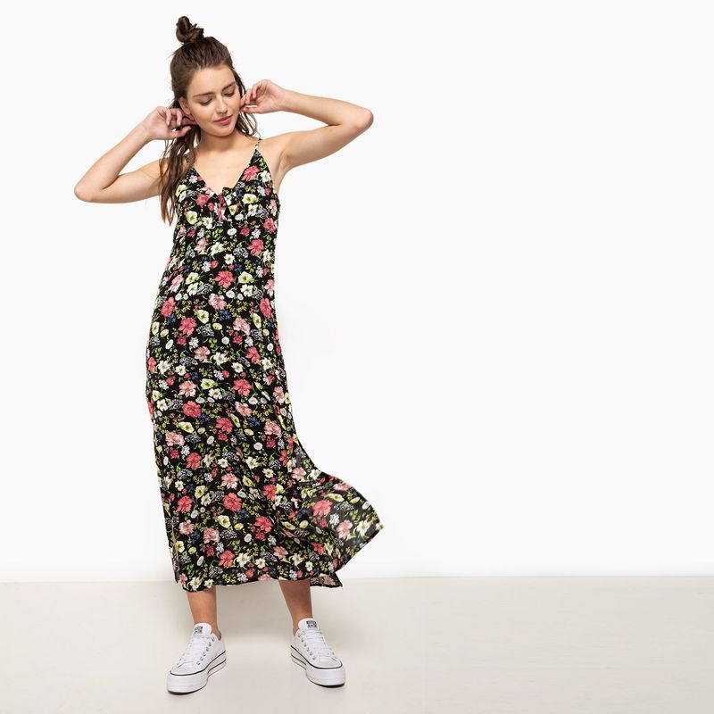 SYBILLA - Vestido Largo Flores