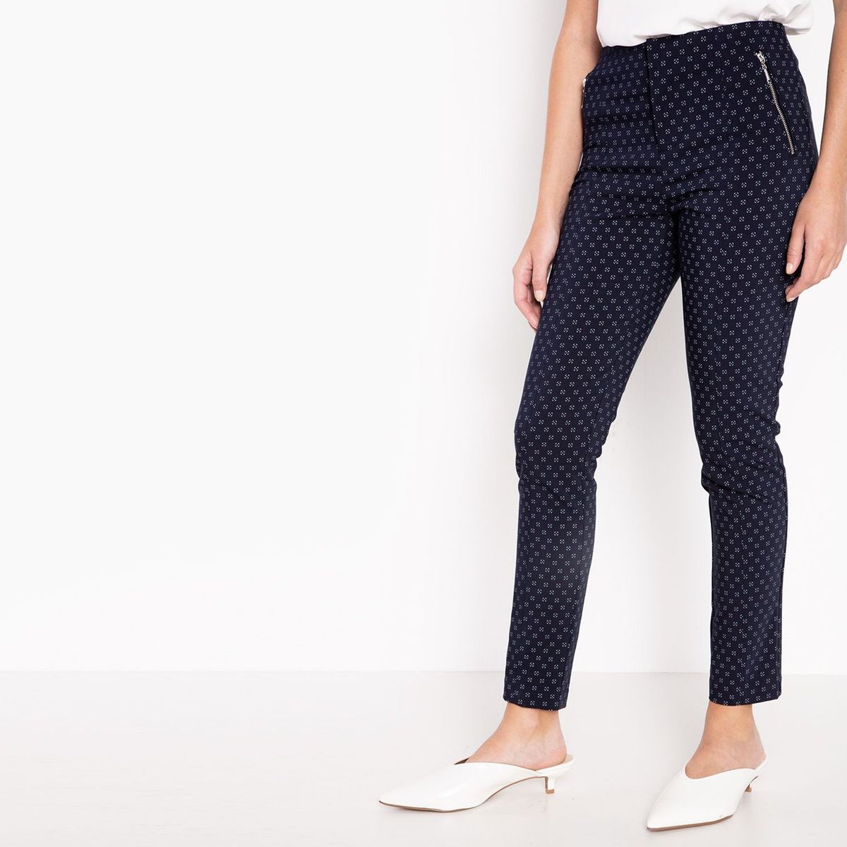 BASEMENT - Pantalón Mujer Recto Medio Basement