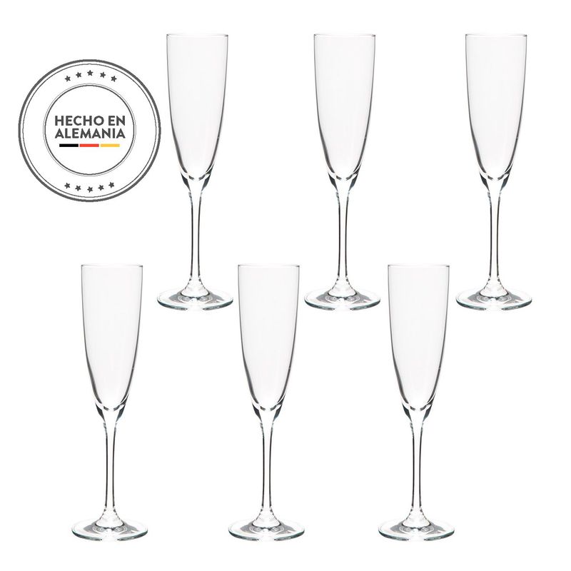 SCHOTT ZWIESEL - Copa de vidrio Schott Zwiesel: para champaña 6 piezas