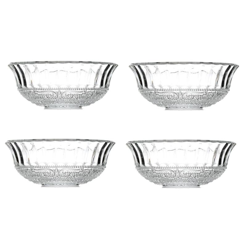 ROBERTA ALLEN - Set x4 Bowl Vidrio Labrado