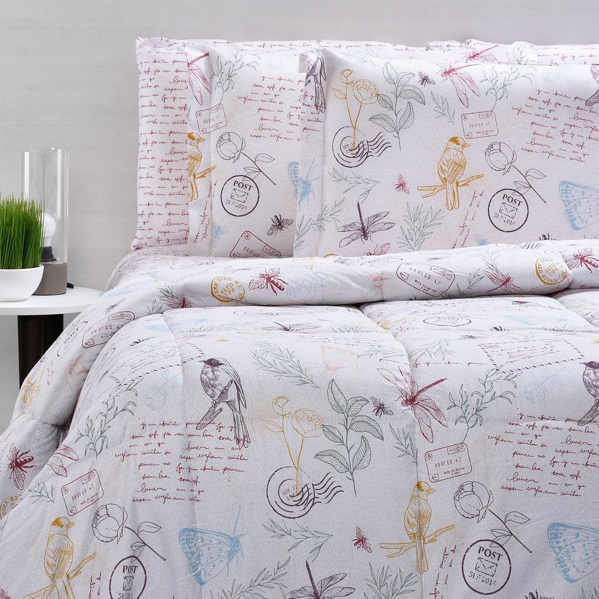 MICA - Edredón + Juego de Sábanas Beta Color