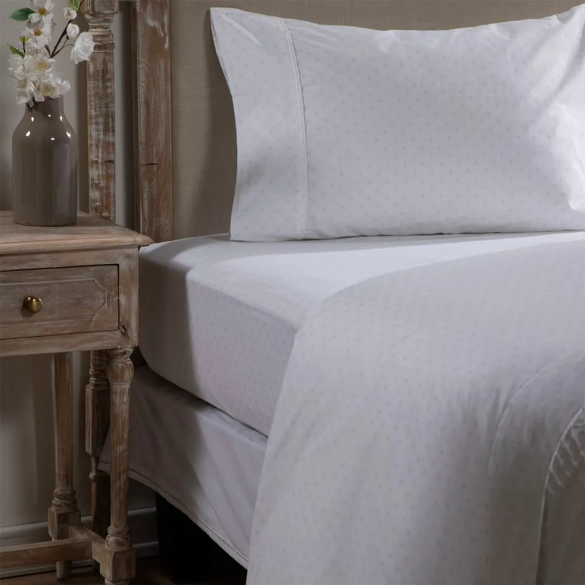 ROBERTA ALLEN - Juego de Sábanas Estampada de Algodón 200 Hilos Flor Roberta Allen