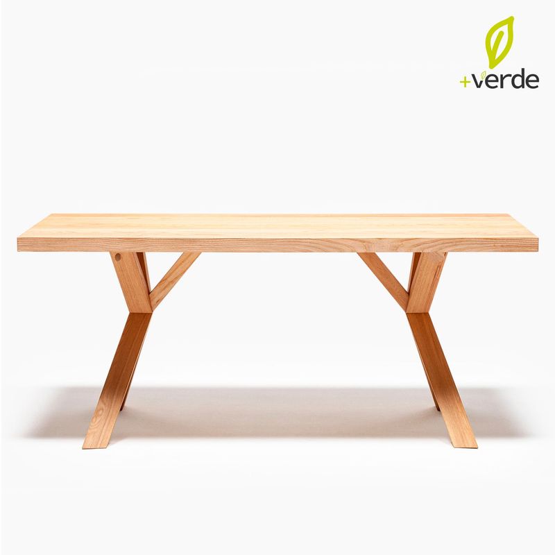 BASEMENT HOME - Mesa de Comedor Moderna para 6 personas en Madera Rectangular Basement Home