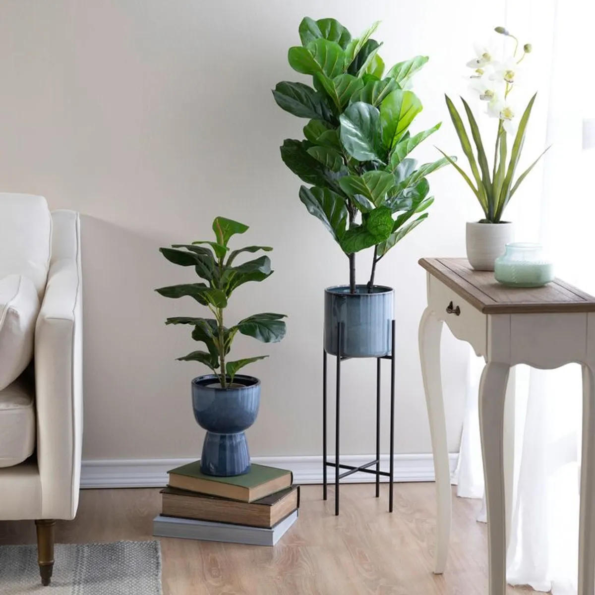 MICA - Planta decorativa Hoja de Violín 100 cm