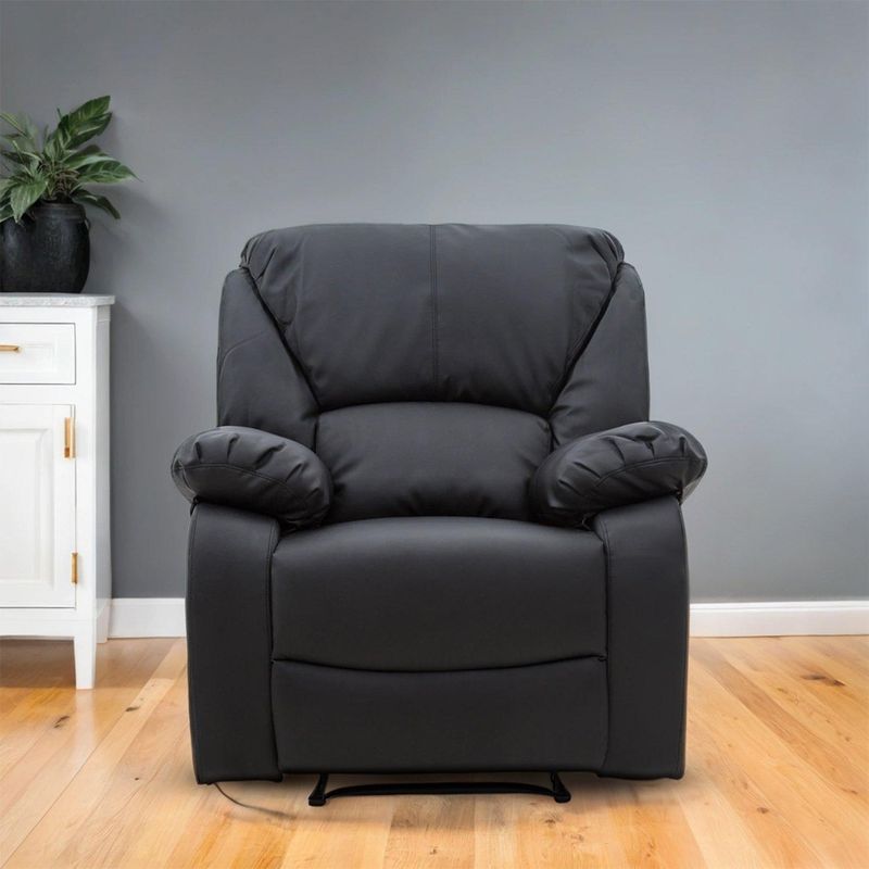 ROBERTA ALLEN - Sillas Reclinable Masajeadora en Cuerina, Mecánica. 93.5 x 89 x 107 cm - Mueble Mica Helsinki - 0% Interés a 3, 6 o 12 Cuotas Pagando con tu CMR Banco Falabella