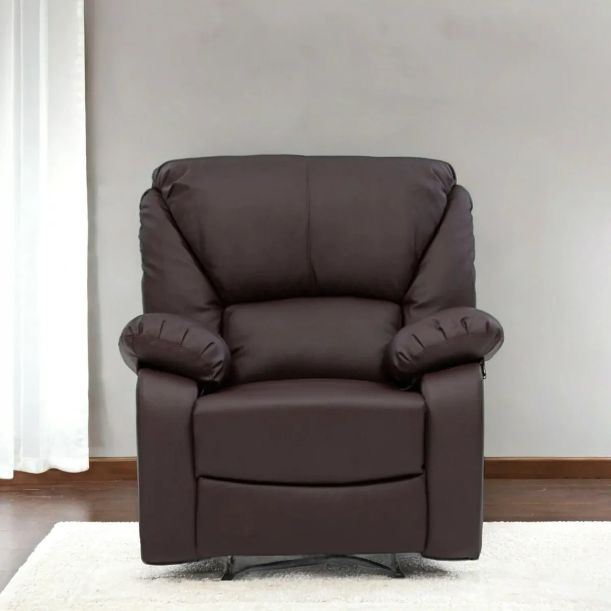 MICA - Silla Reclinable Masajeadora 1 Puesto Helsinki con Control 90 x 90 x 104 cm