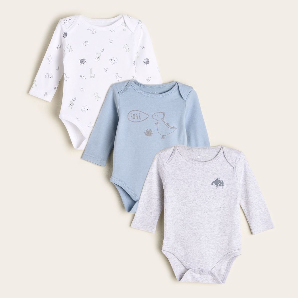 YAMP - Body Bebé Niño Pack X 3 Yamp