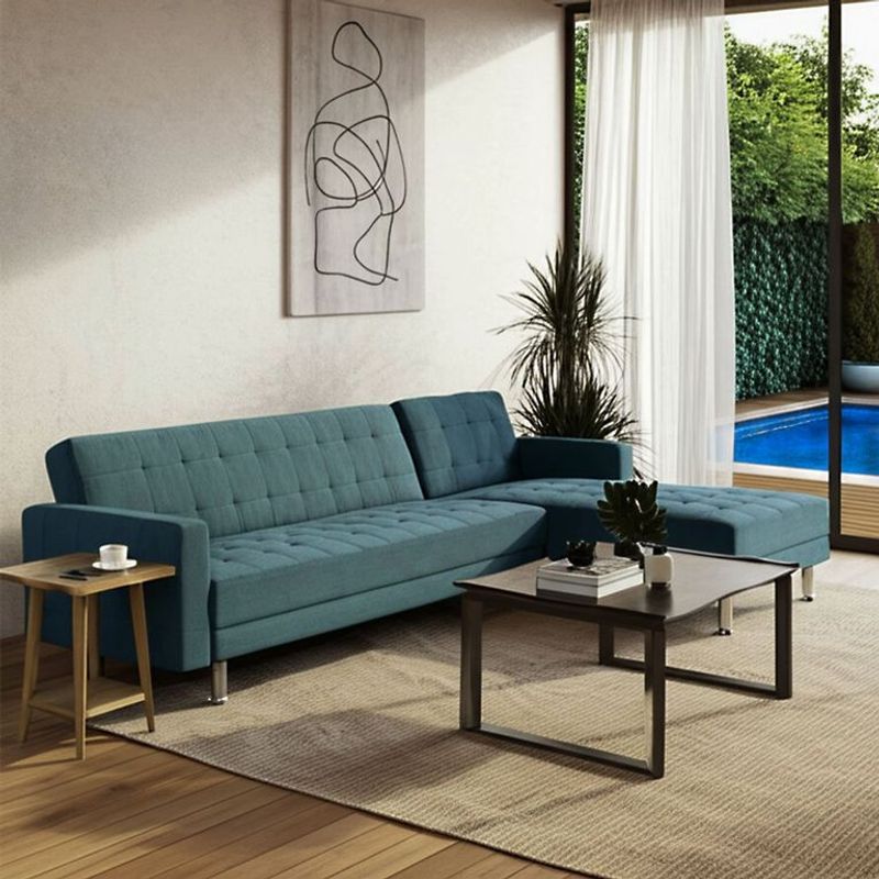 MICA - Sofá Cama Moderno 4 Puestos Joyce 294 x 80 x 168 cm Mica - Mueble 0% Interés a 3, 6 o 12 Cuotas Pagando con tu CMR Banco Falabella
