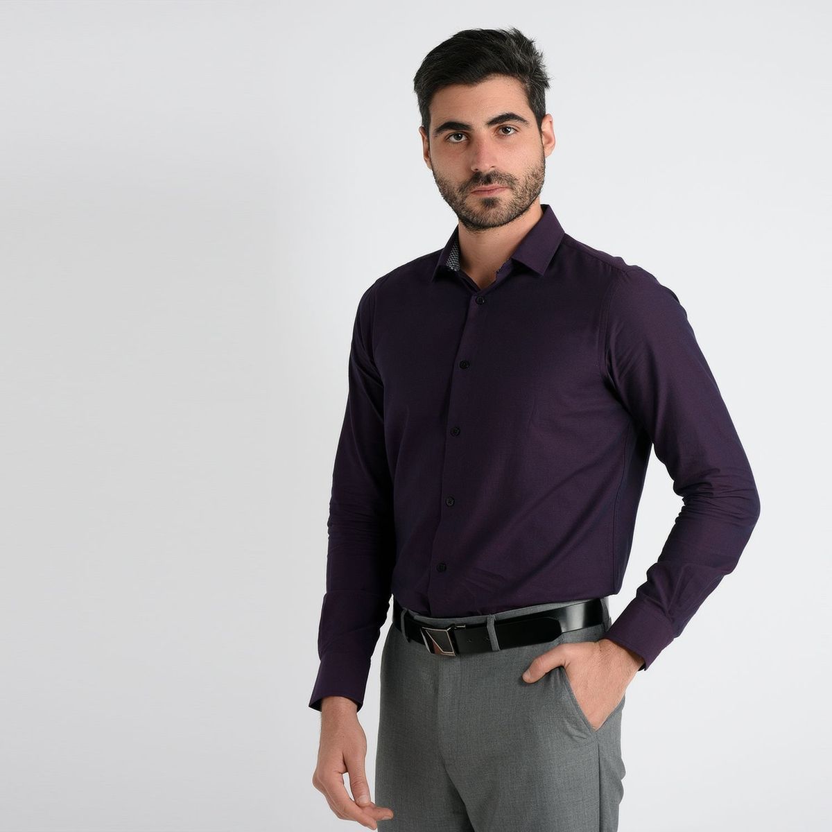 MOSSIMO - Camisa de Vestir Regular