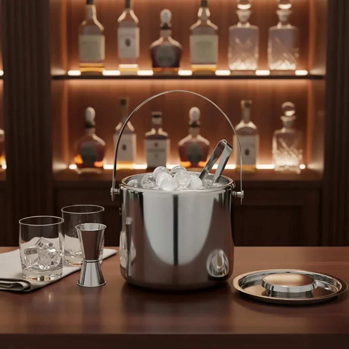 BASEMENT HOME - Champanera Grande Acero Inox 40X24.5Cm