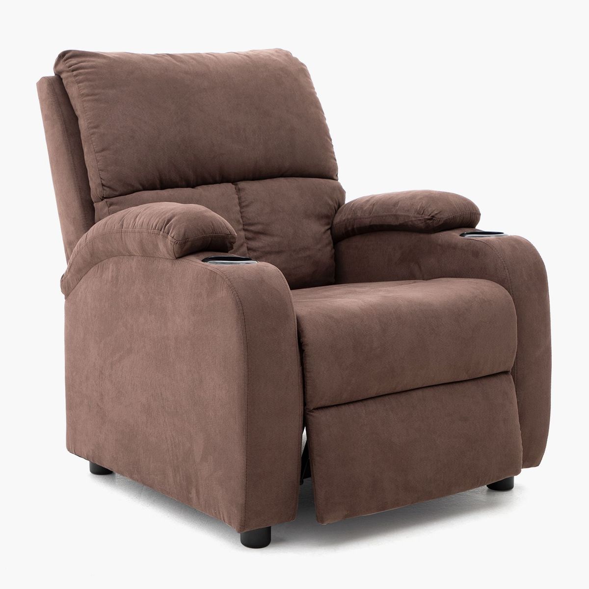 MICA - Silla Reclinable 1 Puesto en Microfibra Push Arm Rest 100 x 76 x76 cm Mica