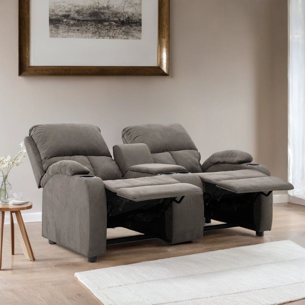 MICA - Sofá Microfibra 2 puestos Rest