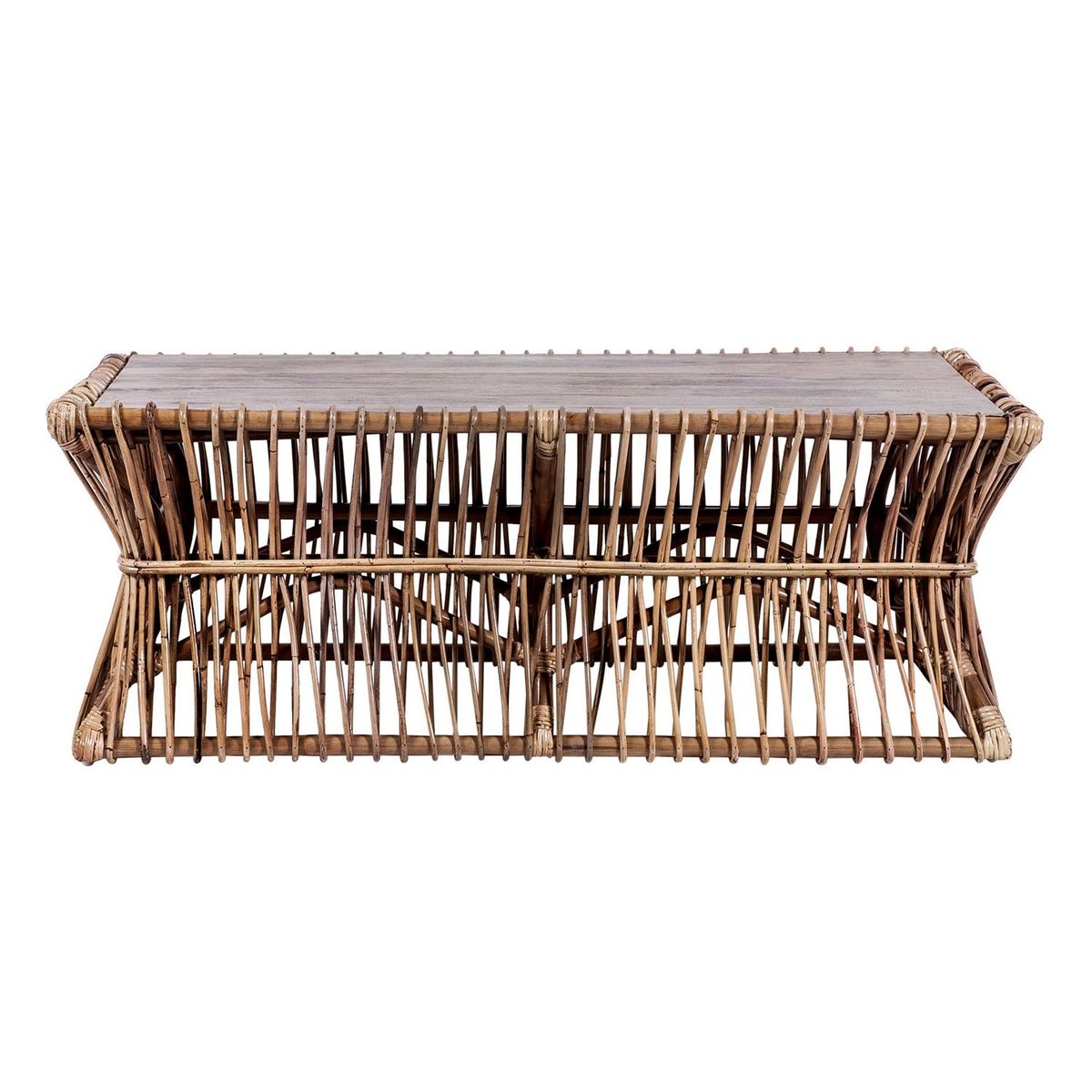 BASEMENT HOME - Mesa de centro Rattán Kubu