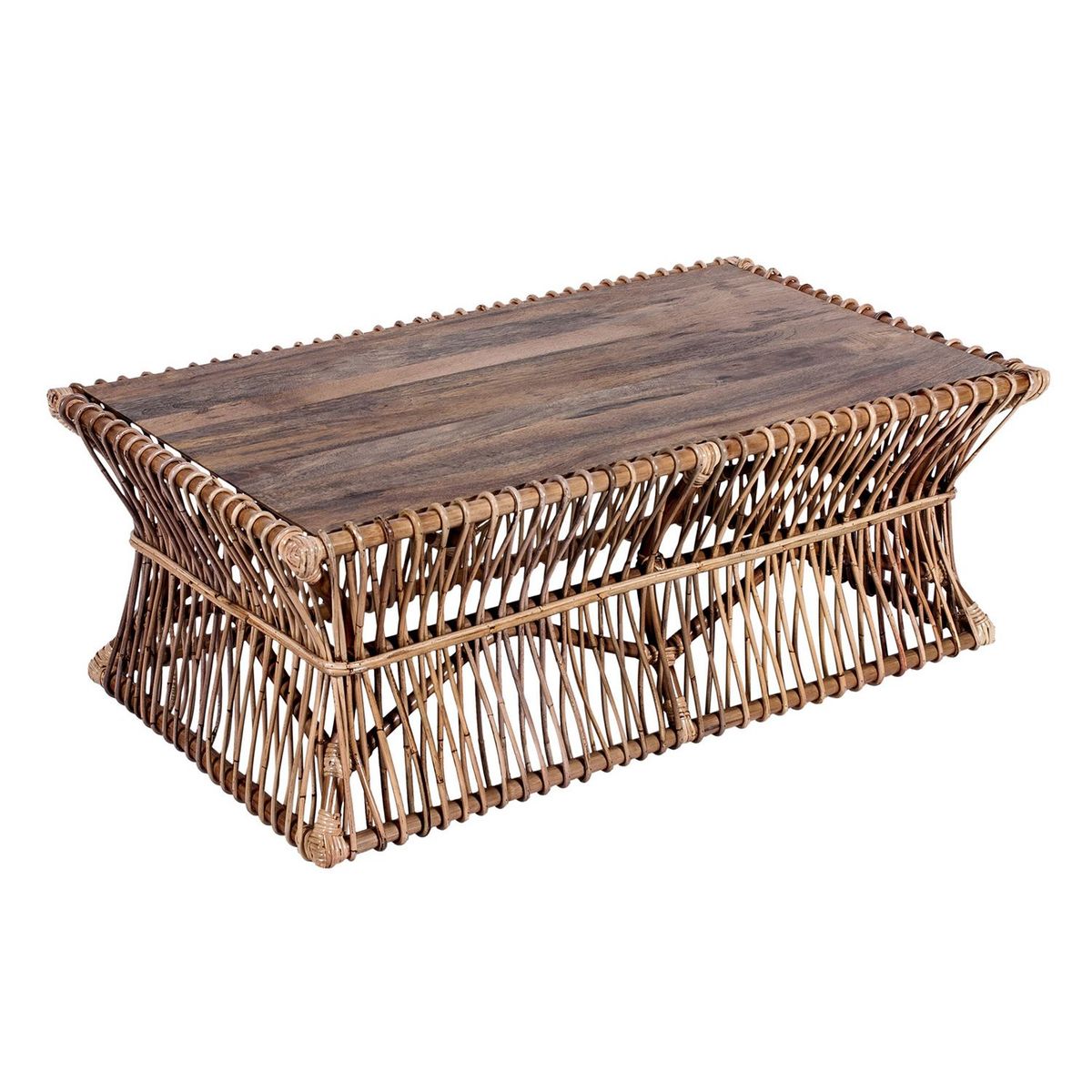 BASEMENT HOME - Mesa de centro Rattán Kubu