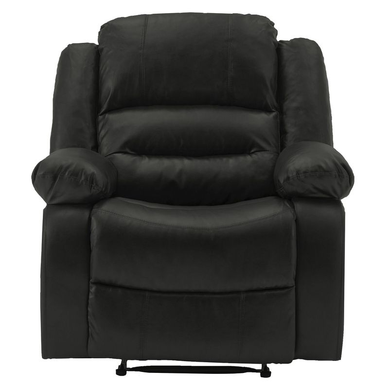 MICA - Silla Reclinable en Cuero Reconstituido, Mecánica. 97 x 92 x 100 cm - Mueble Mica Robbie - 0% Interés a 3, 6 o 12 Cuotas Pagando con tu CMR Banco Falabella