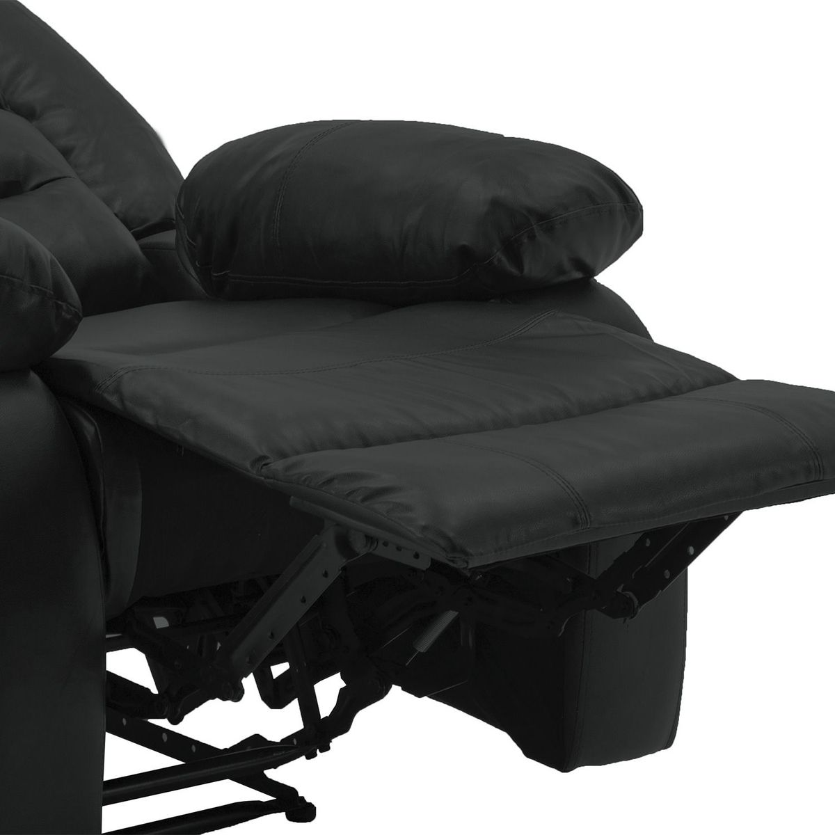 MICA - Silla Reclinable en Cuero Combinado 1 puesto Robbie 92 x 97 x 100 cm Mica