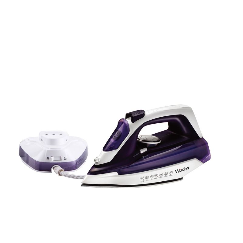  - Plancha a vapor Wurden inalámbrica | Suela de Cerámica | 2200 W | Antiadherente