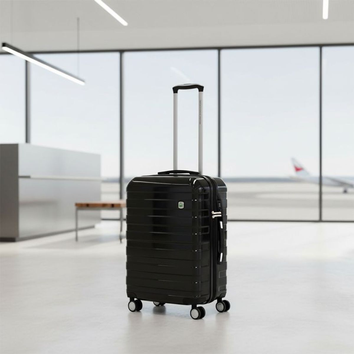 BENETTON - Maleta de Viaje 18 Kilos Benetton Rigida Shell y Equipaje para Bodega. Maleta mediana de viaje con ruedas 360