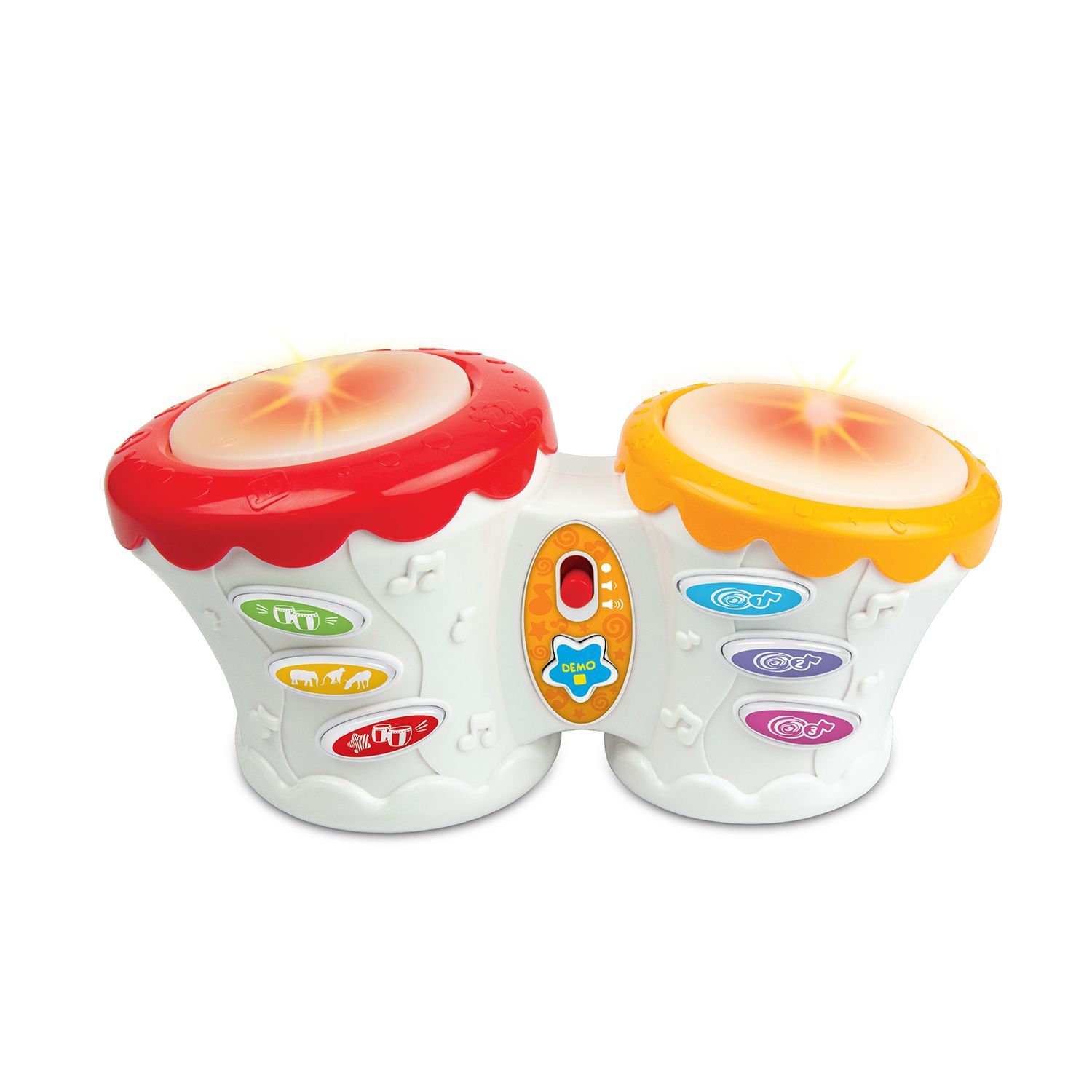 Juguete para bebé didáctico Winfun: Tambor mágico interactivo con