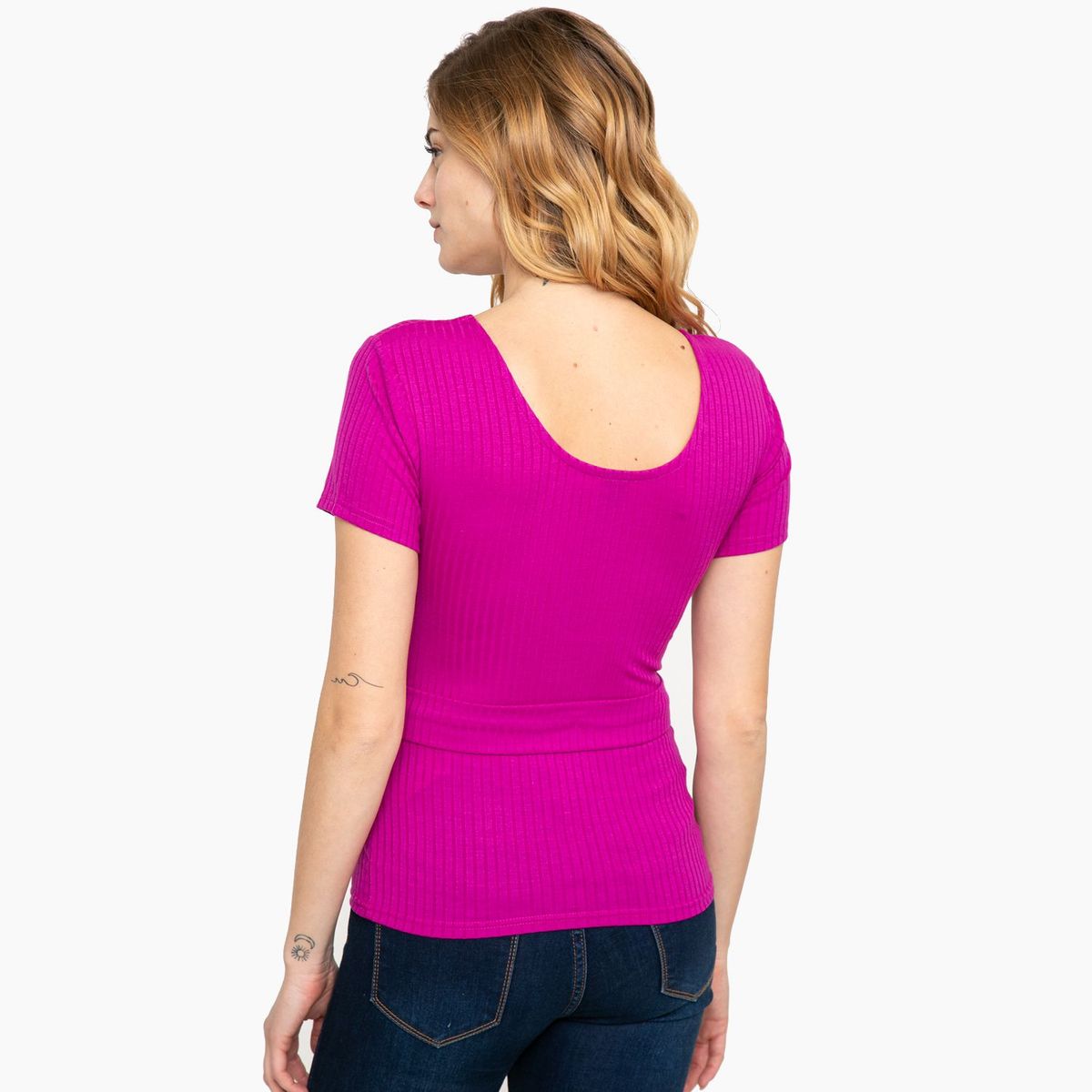 MOSSIMO - Camiseta Mujer Manga Corta Mossimo