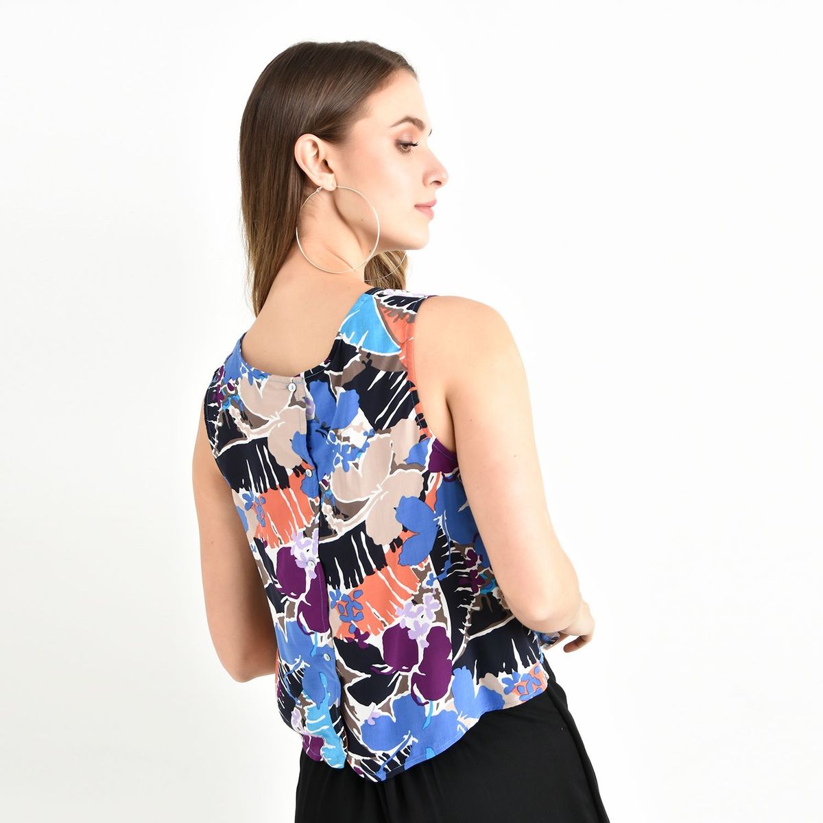 DENIMLAB - Blusa Mujer Sin Mangas Denimlab