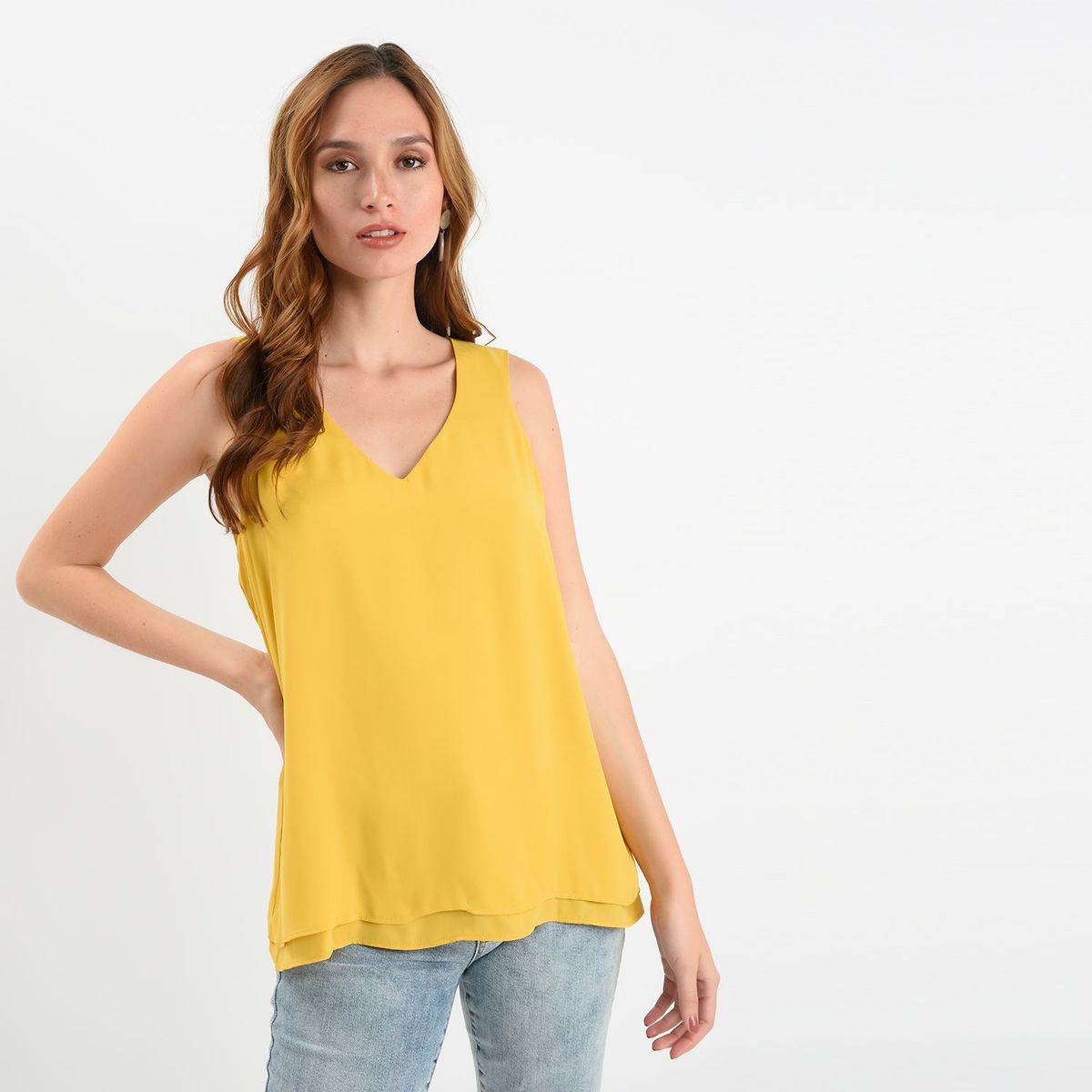 BASEMENT - Blusa Mujer Sin Mangas Basement