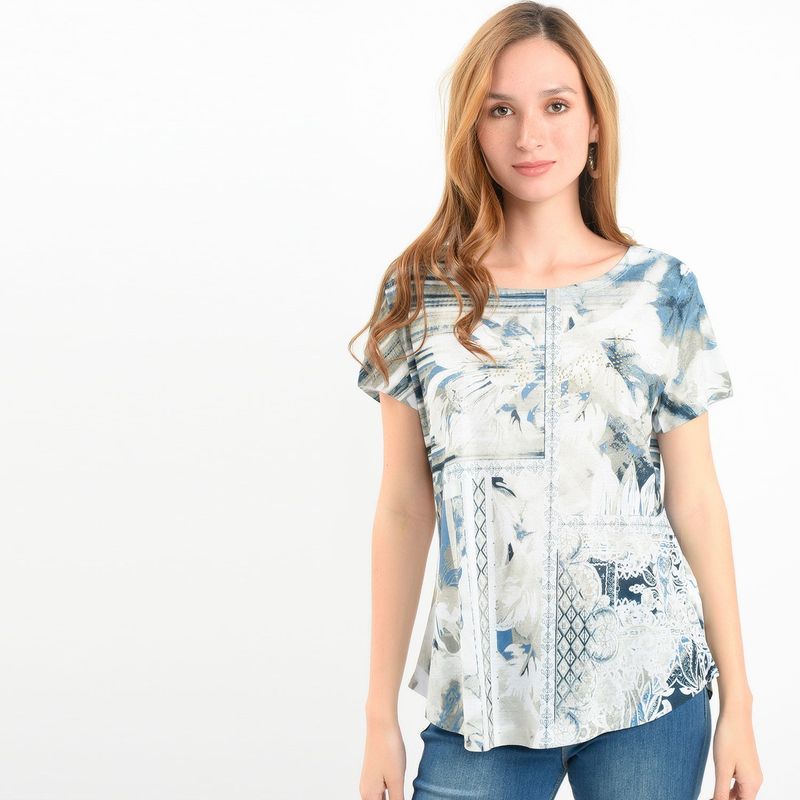 SOUTHLAND - Blusa Mujer Manga Corta Southland