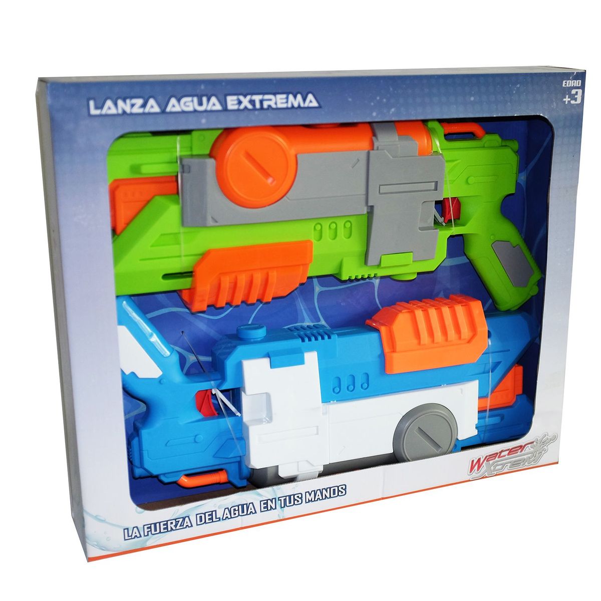  - Lanzador de agua para niños. Incluye dos lanzadores.