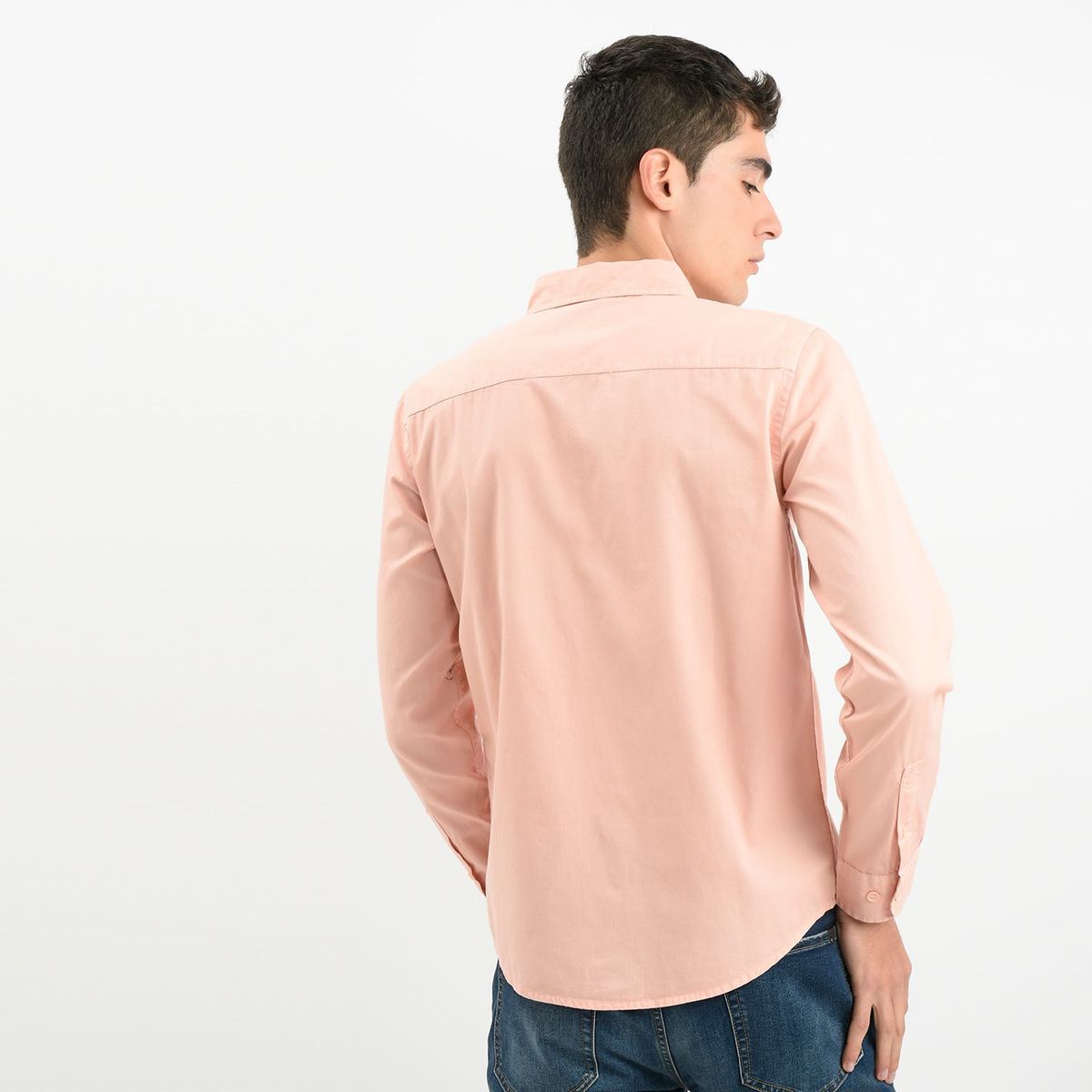 BEARCLIFF - Camisa Casual Hombre Manga Larga Bearcliff