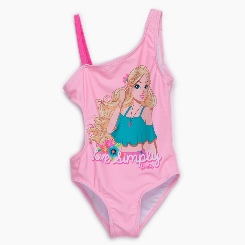 BARBIE - Traje de Baño Niña Barbie