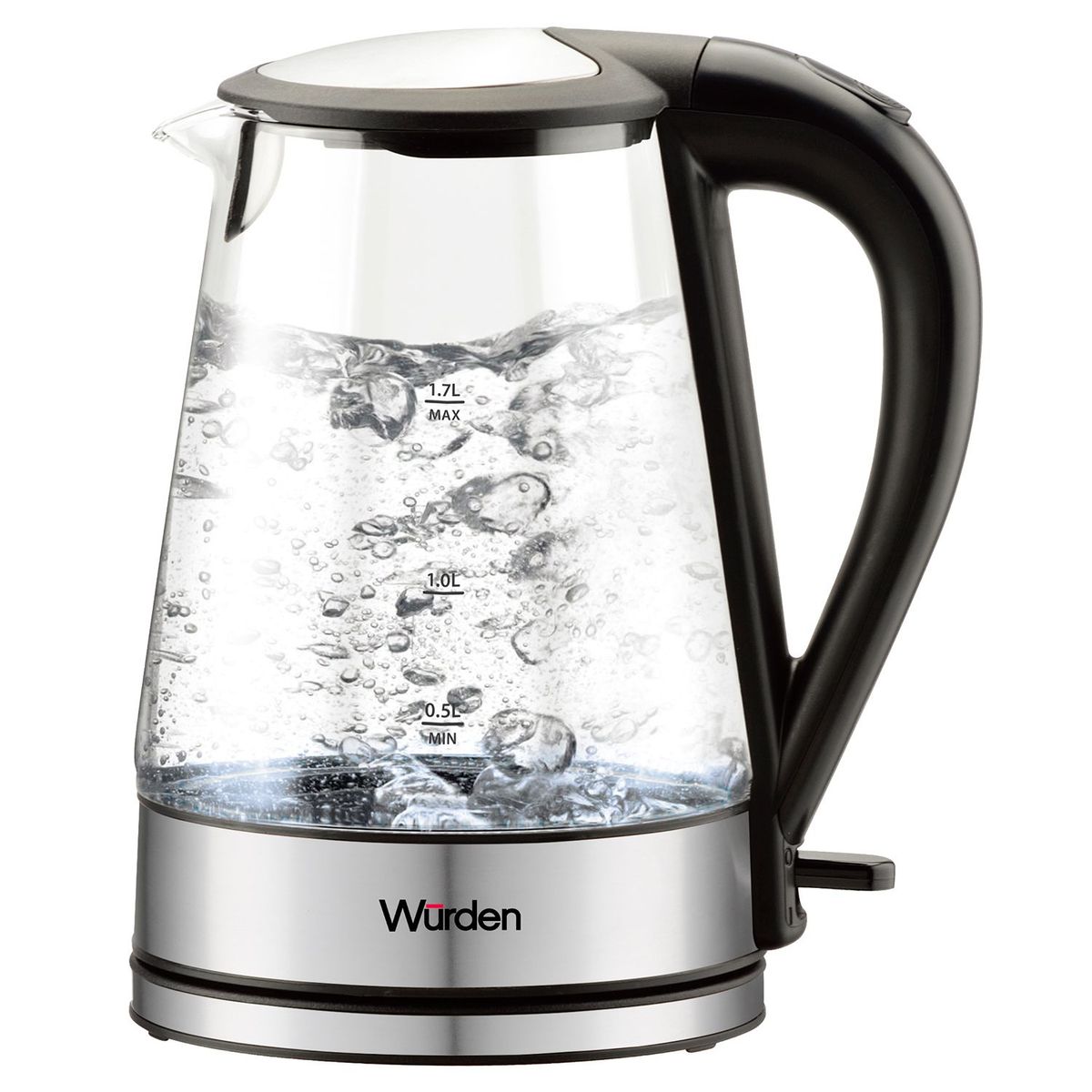 WURDEN - Hervidor eléctrico Wurden Vidrio | 1,7Lt | 2150W