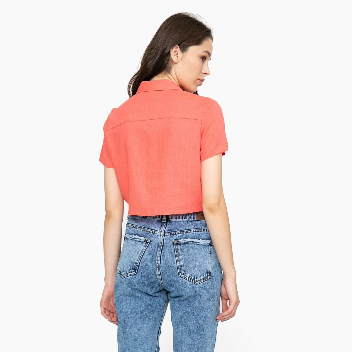 SYBILLA - Blusa Mujer Manga Corta Sybilla