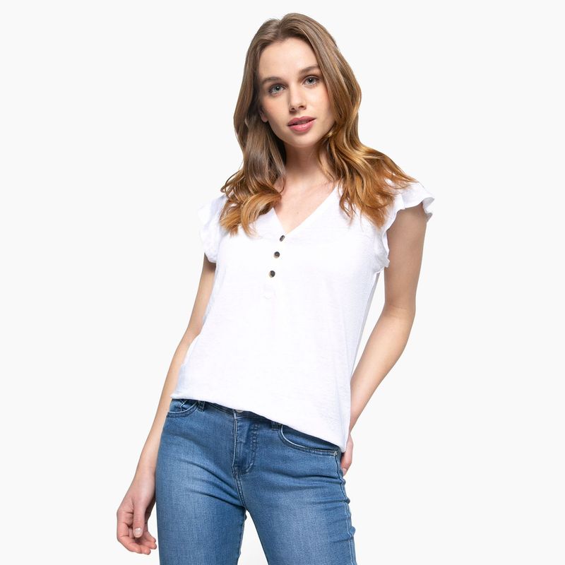 UNIVERSITY CLUB - Camiseta Mujer Manga Corta University Club