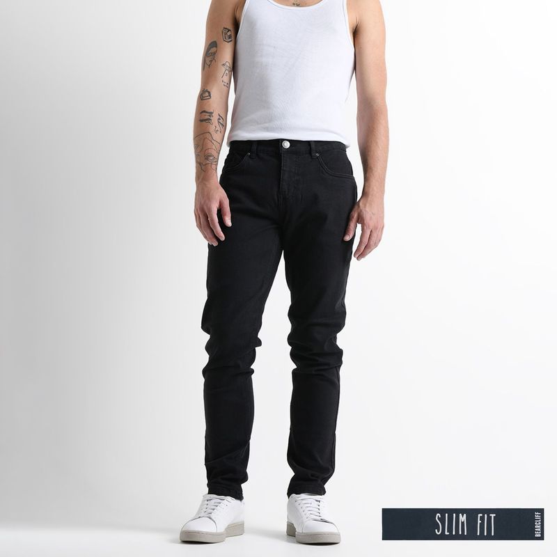 BEARCLIFF - Jean 5 Bolsillos para Hombre Slim Bearcliff