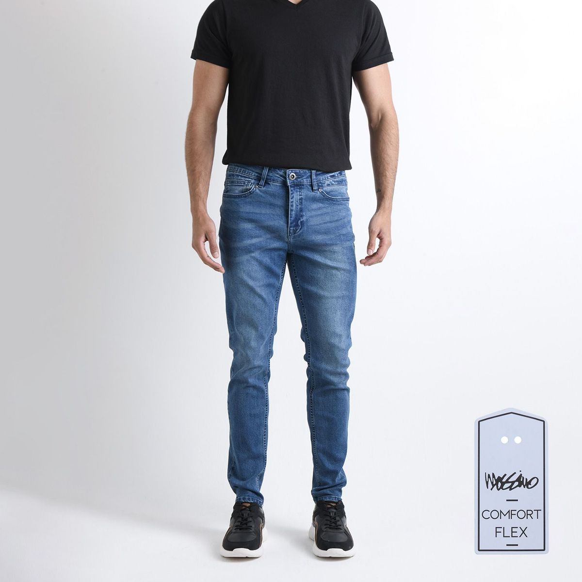 MOSSIMO - Jean 5 Bolsillos para Hombre Skinny Mossimo