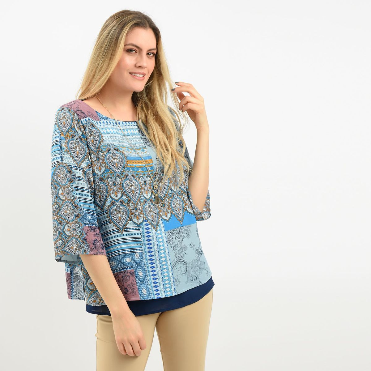 SOUTHLAND - Blusa Mujer Manga 3/4 Southland