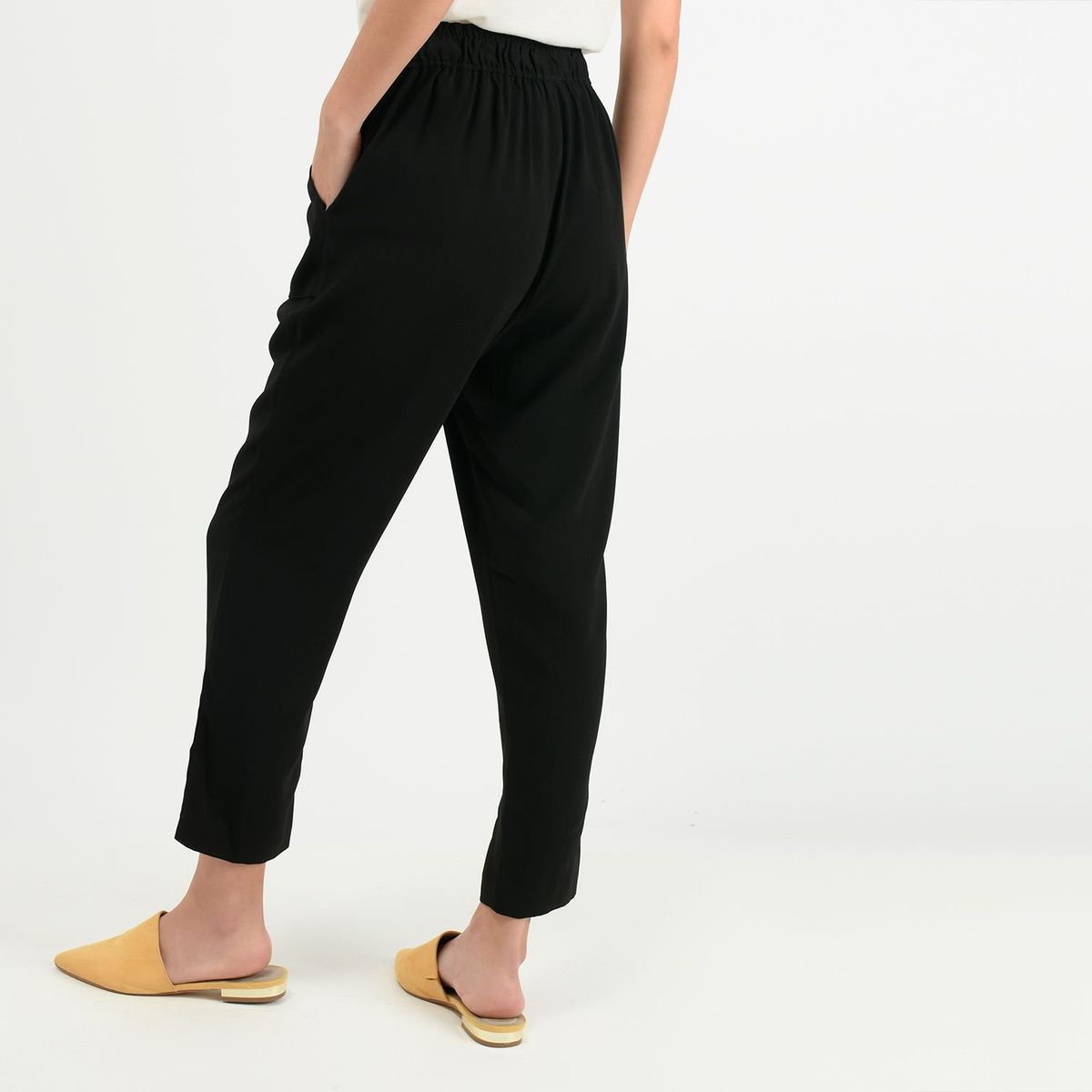 BASEMENT - Pantalón Mujer Recto Medio Basement