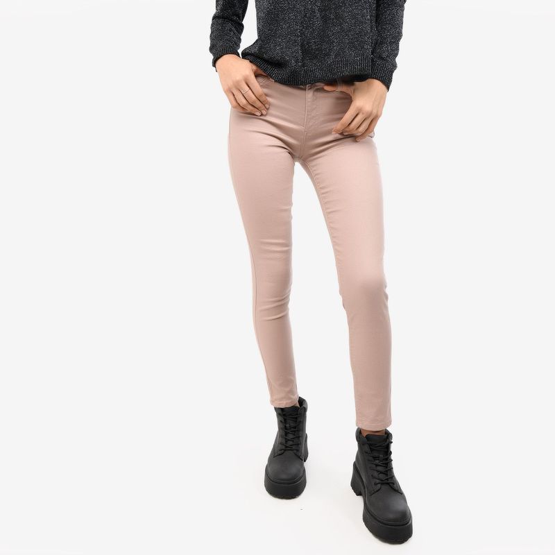 SYBILLA - Jean Skinny para Mujer Tiro medio de Algodón Sybilla