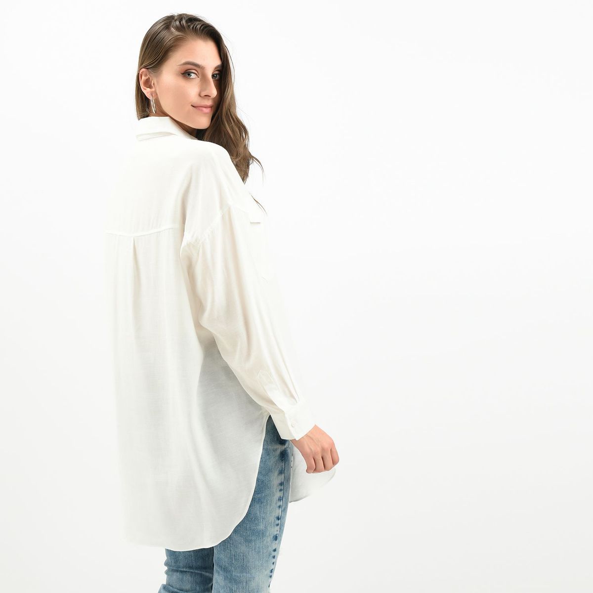 DENIMLAB - Blusa Mujer Manga 3/4 Denimlab